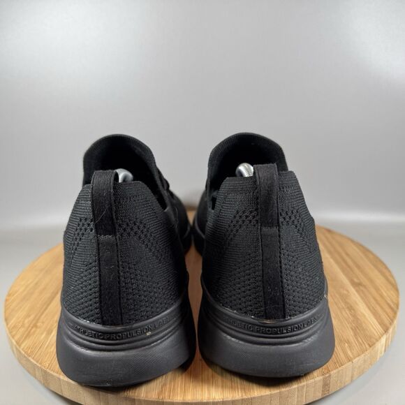 APL  Techloom Breeze Mens 12.5 Black Athletic Knit Running Shoes - Picture 4 of 8